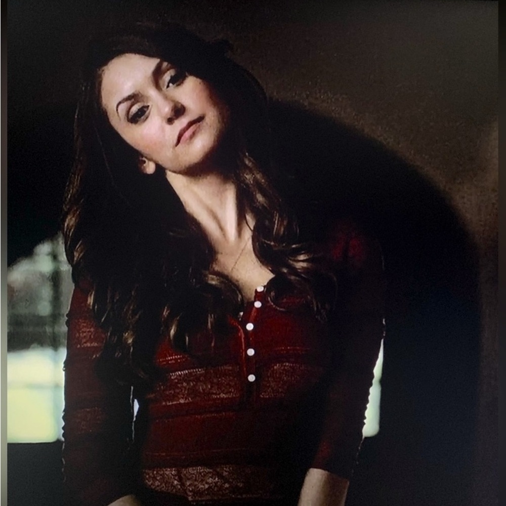 ASO Katherine Pierce Denim And Supply Lace Henley